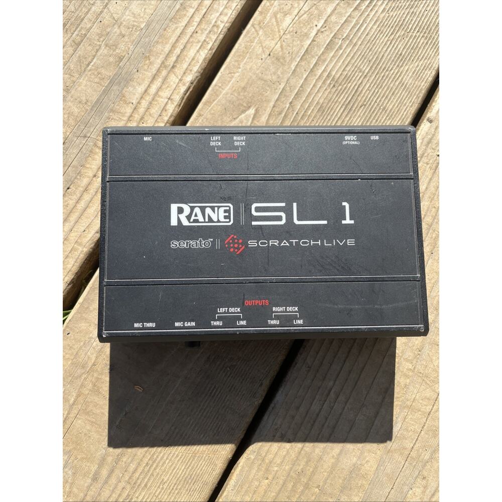 Rane Serato Scratch Live SL1 DJ Audio Interface No Charger Cable